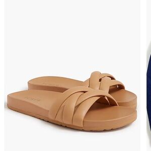 Jcrew factory women’s size 7 crisscross slide sandals